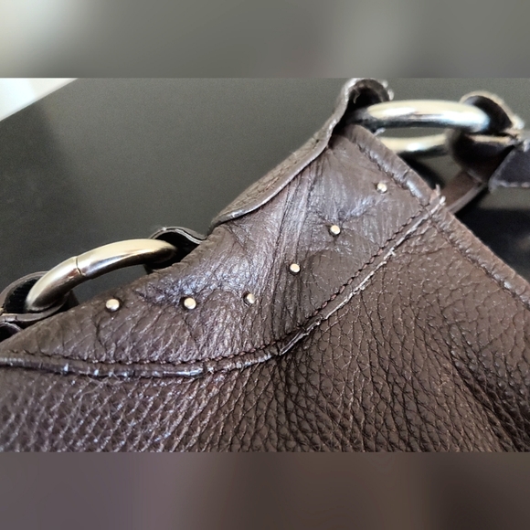 Franco Sarto brown leather shoulder, under arm bag - Picture 4 of 12